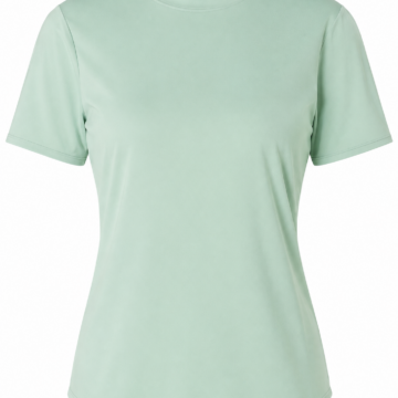 Light Mint Green Short-Sleeve Crew Neck T-Shirt with Regular Fit